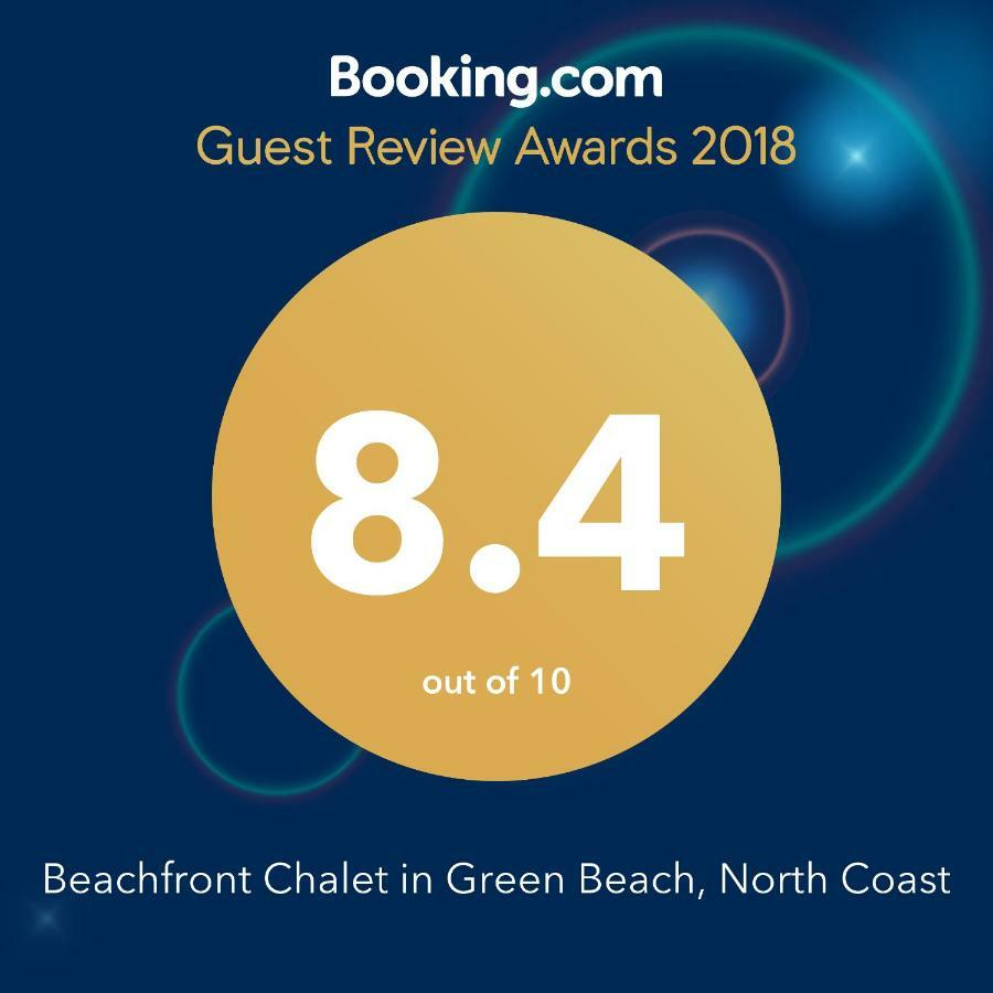 Beachfront Chalet In Green Beach, North Coast El Alamein Exteriör bild
